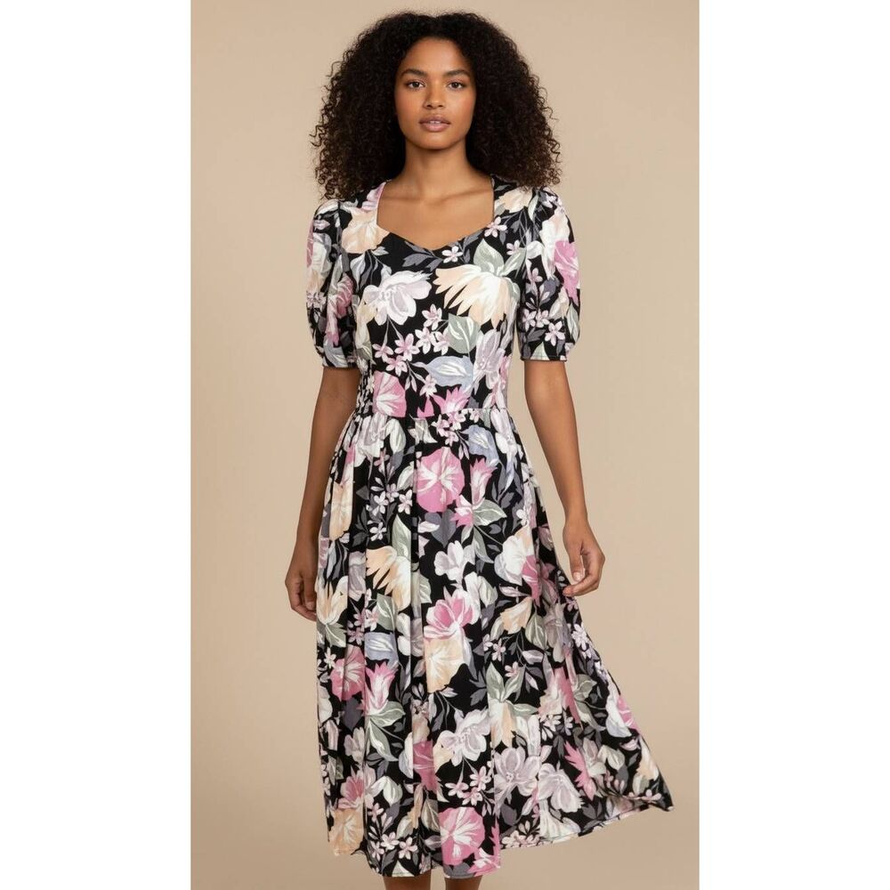 Vintage floral dress